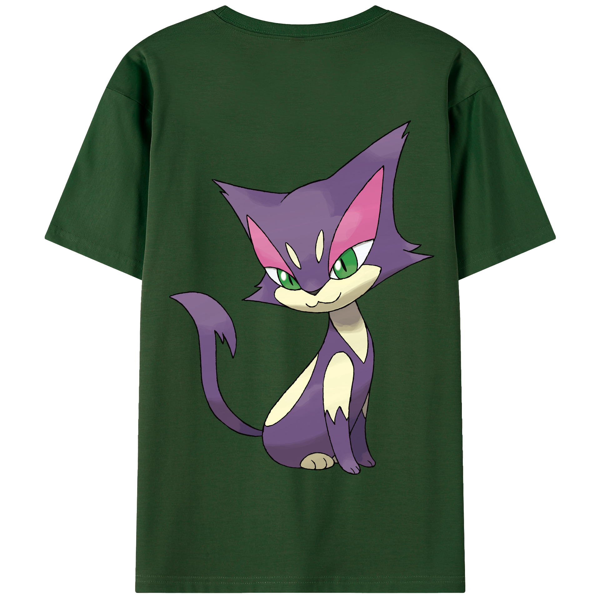 （画像用） ポケットモンスター Pokémon 綿100％半袖Tシャツ（背面プリント）
